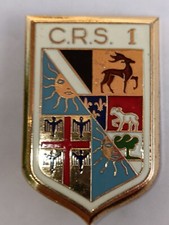 Insigne   De La CRS 1 fabricant Delsart 