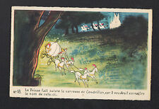 PRINCE CHARMANT & CENDRILLON en CARROSSE  / WALT DISNEY N°18