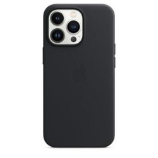Coque En Cuir Officielle Apple iPhone 13 Pro - Minuit (Noir)