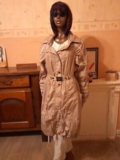 SUPERBE TRENCH  A CAPUCHE HIGH USE BY CLAIRE CAMPBELL TAILLE FRANÇAISE 38