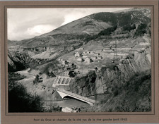 Construction de la Centrale Hydroélectrique de Cordéac entre 1942-1948   Vintage