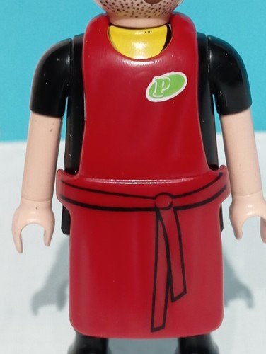 Playmobil mandil tablier rouge - mandil,