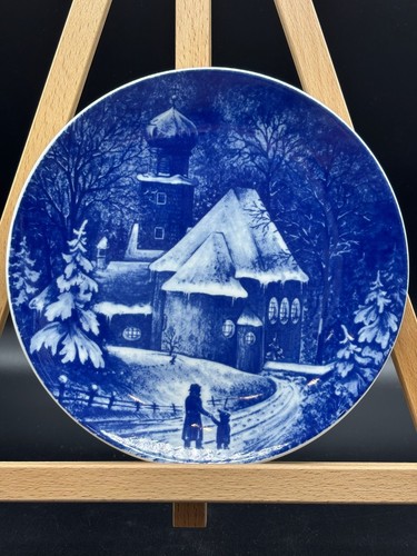 Assiette noël 1976 royal - assiette,