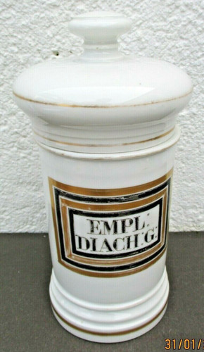 Pot pharmacie porcelaine paris - pot,