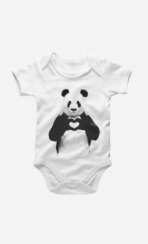 Body pour bébé love - body,