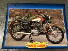 CARTE FICHE MOTO DUCATI 450