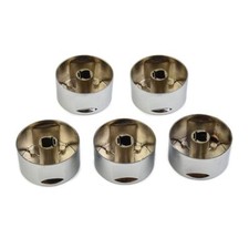 Lot de 5 boutons de cuisinière ronds en alliage de zinc pour table de cuisson...
