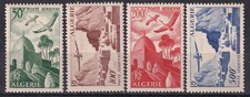Colonies françaises ALGERIE 1949 POSTE AERIENNE YT PA 9/12 N** et N* - AL11