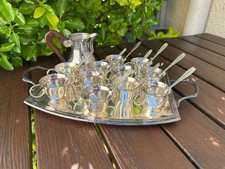 Service à café ou liqueur en métal argenté Médard – 24 pièces