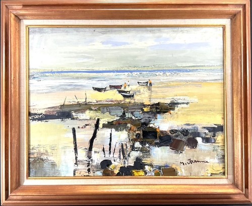 Michel jouenne toile escale - ,