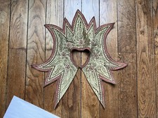 Col Ancien Velour Mohair Brodé