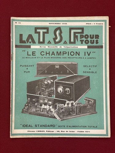 Revue magazine livre ancien - revue,