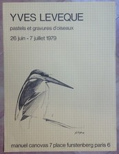 YVES LEVEQUE 1979 AFFICHE