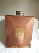 ANCIEN CAPOT DE CHAUFFE EAU A GAZ EN CUIVRE VERS 1900