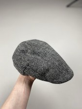 Casquette plate Harris Tweed