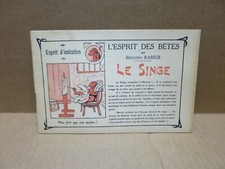 BENJAMIN RABIER L'Esprit des Betes LE SINGE livret illustré