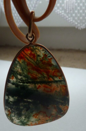 Pendentif goutte agate - goutte,
