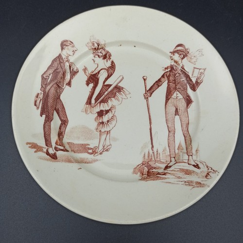 Dinette plat faïence - -,