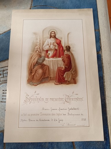 Gravure lithographie 1895 - gravure,