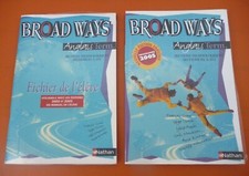 BROAD WAYS ANGLAIS Fichier élève + Livre scolaire TERMINALE Technologique Nathan