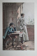 1884 Estampe originale Adrien