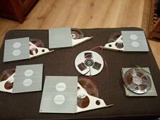 lot 7 bande son Grundig tape-Tonband-Reel to Reel Tape Recorder  Case 