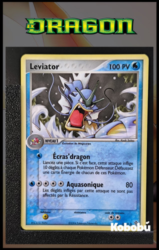 Carte pokémon leviator - pokémon,