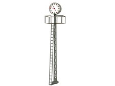 VIESSMANN Horloge de quai sur mât treillis avec éclairage LED - HO 1/87 - VIESSM