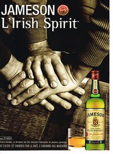 PUBLICITE ADVERTISING 094  2008  JAMESON  whisky IRISH SPIRIT