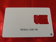 RARE TELECARTE - SQUELETTE RESEAU GSM VINI CARD - GUYANE - TTBE