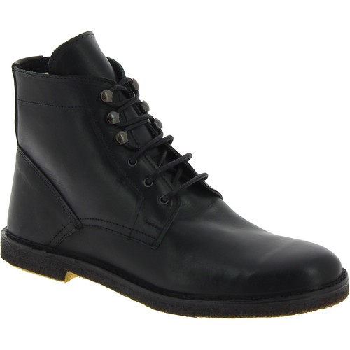 Bottines homme cuir noir - bottines,