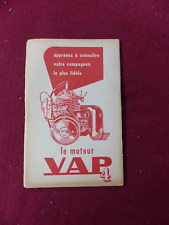 notice moteur VAP 4 / années