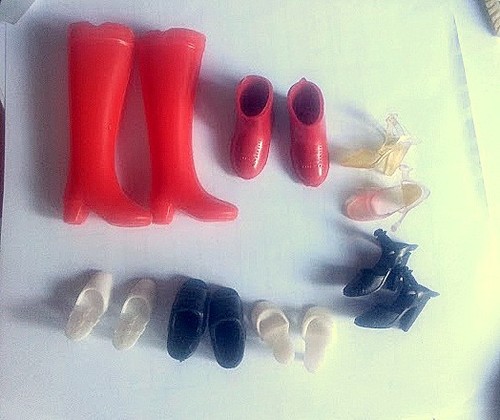 Lot chaussures bottes - de,