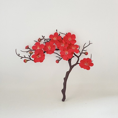 Bonsaï fleur prunier - fleur, de
