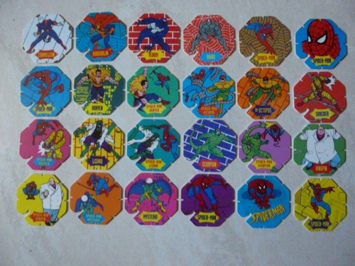 Lot pog pogs spider - lot,