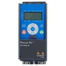 Variateur de fréquence IP20  1,1 kW  pilotable par signal 0 - 10 V et GTCiable