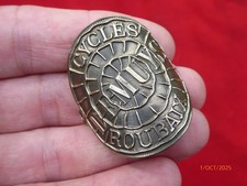 Ancienne Plaque  de Vélo