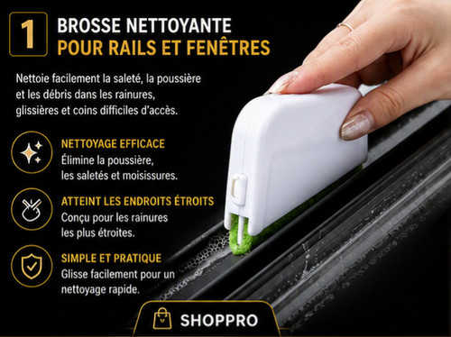 Brosse nettoyage rails - nettoyage,