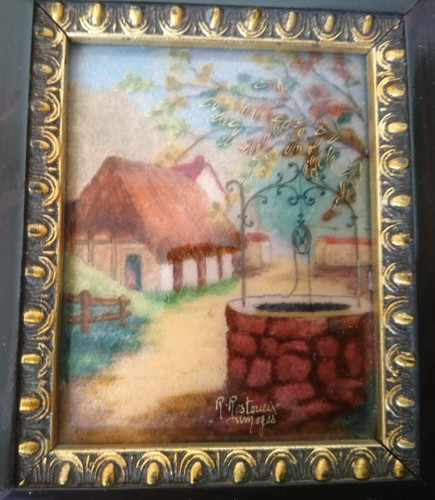 Anciene belle peinture emaux - anciene,