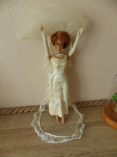 Ancienne poupee barbie midge - barbie,