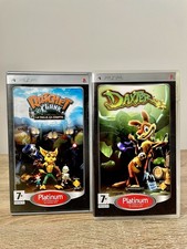 RATCHET & CLANK + DAXTER | LOT 2 JEUX SONY PSP | COMPLET AVEC NOTICE | PAL FR