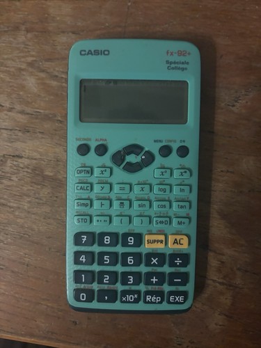 Casio spéciale - casio, fx-92+