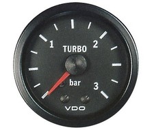 Instrument VDO 150015001K Manomètre Pression Turbo 52Mm De Diamètre | 0-3 Bar