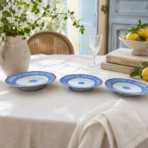Lot assiettes sur pied - assiettes, 1