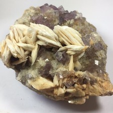 Large Purple Fluorite & Baryte