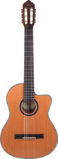 GUITARE CLASSIQUE ELECTRO ACOUSTIQUE 4/4 CUTAWAY VALENCIA NATURELLE VC774TCE