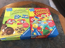 ?♟? LOT JEUX MAMAN PETITS FORMES COULEURS COMPLET RAVENSBURGER  TBE