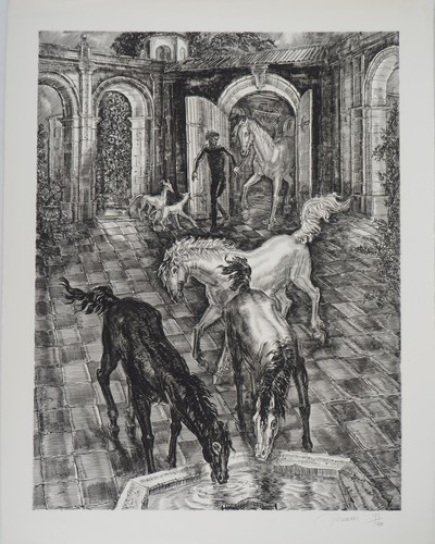 Albert decaris chevaux dans - decaris,