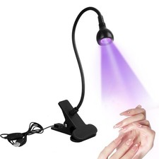 Lampe UV Ongles Gel, 5W Lampe de Polymérisation de Colle pour Gel Pose Améric...