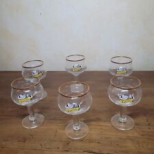 LOT 6 ANCIENS VERRE A BIERE
